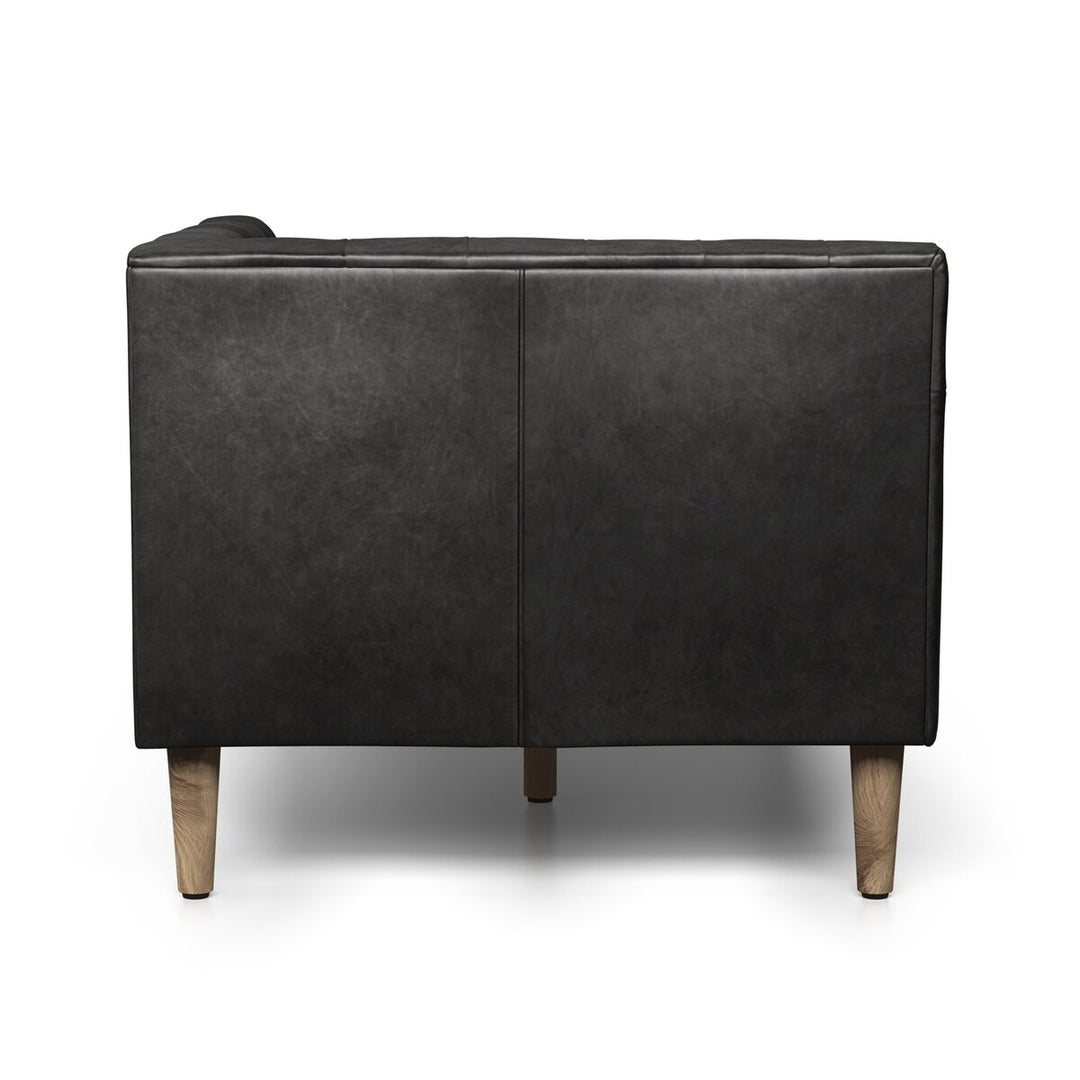 Build Your Own: Harris Sectional - Raf Chaise Piece - Natural Washed Ebony