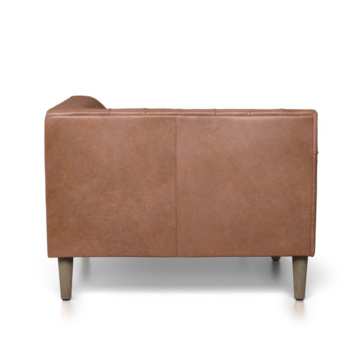 Build Your Own: Harris Sectional - Corner Piece - Natural Washed Chocolate