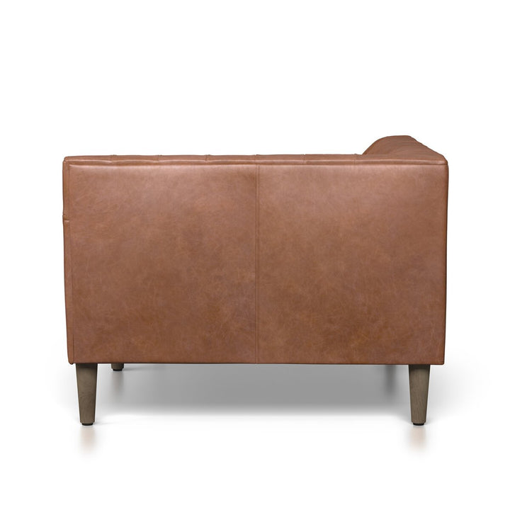 Build Your Own: Harris Sectional - Corner Piece - Natural Washed Chocolate