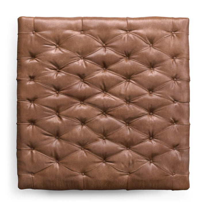 Build Your Own: Harris Sectional - Ottoman - Natural Washed Chocolate