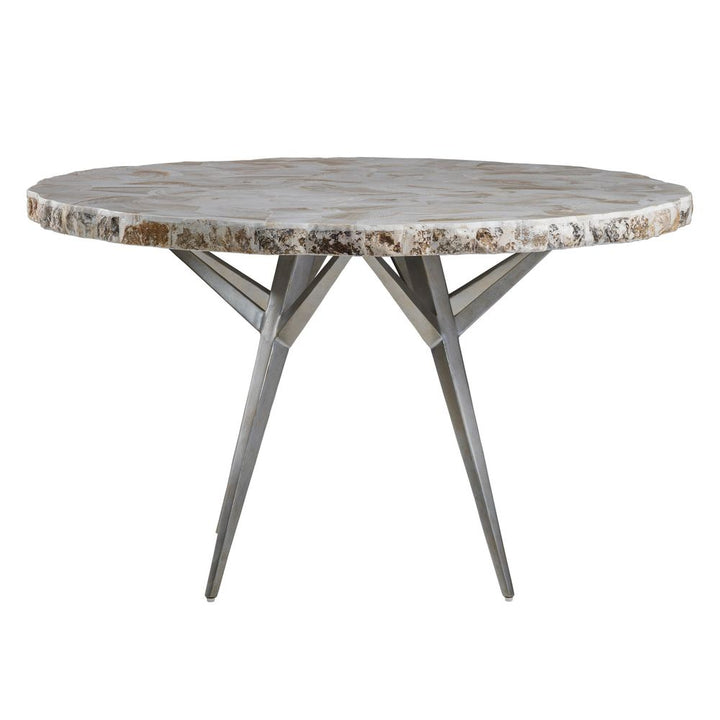 Seamount Round Dining Table - Gray