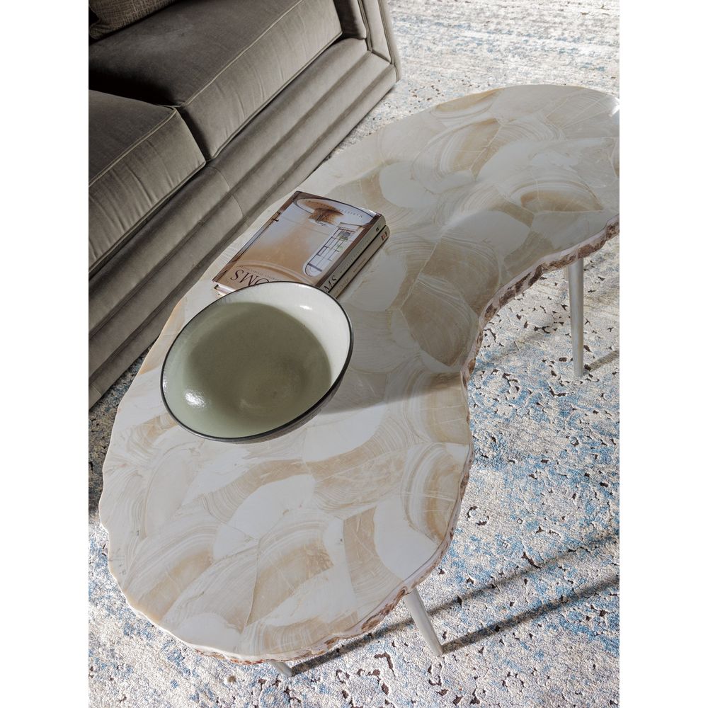 Coffee Tables Seamount Kidney Cocktail Table - Gray