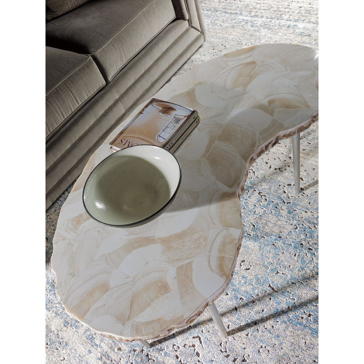 Coffee Tables Seamount Kidney Cocktail Table - Gray