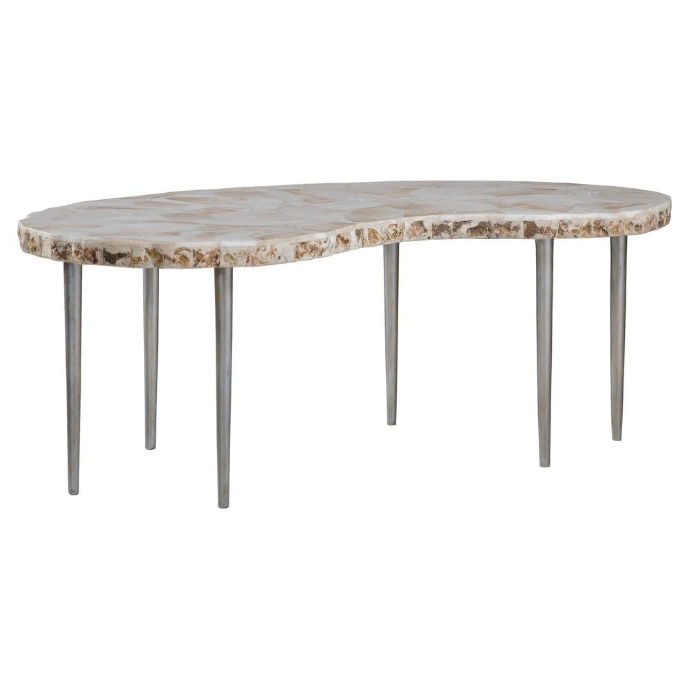 Coffee Tables Seamount Kidney Cocktail Table - Gray