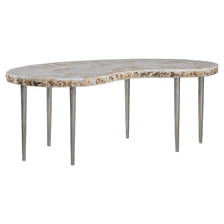 Coffee Tables Seamount Kidney Cocktail Table - Gray