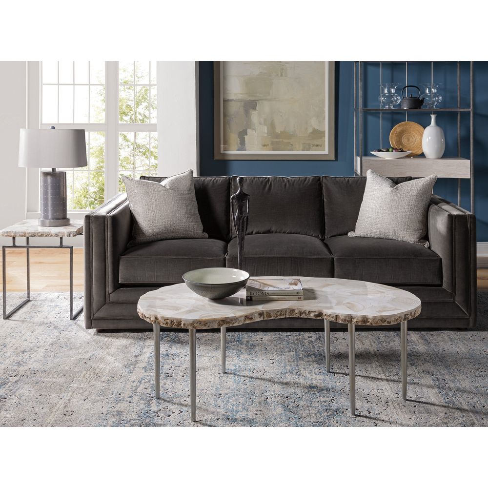 Coffee Tables Seamount Kidney Cocktail Table - Gray