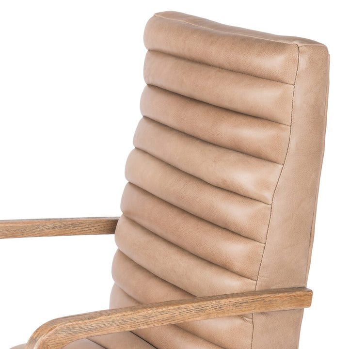 Lawson Channeled Desk Chair - Palermo Drift