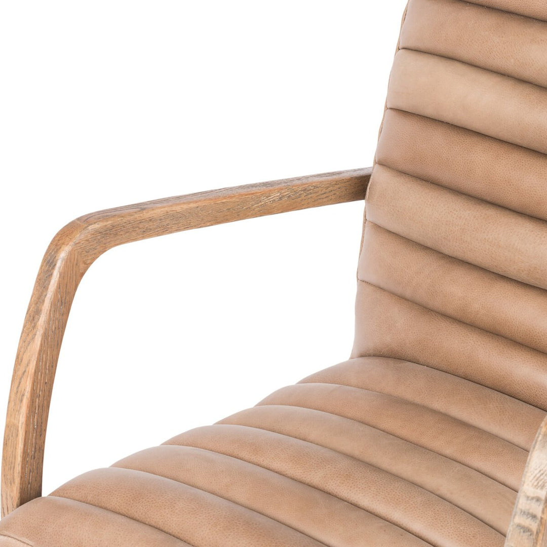 Lawson Channeled Desk Chair - Palermo Drift