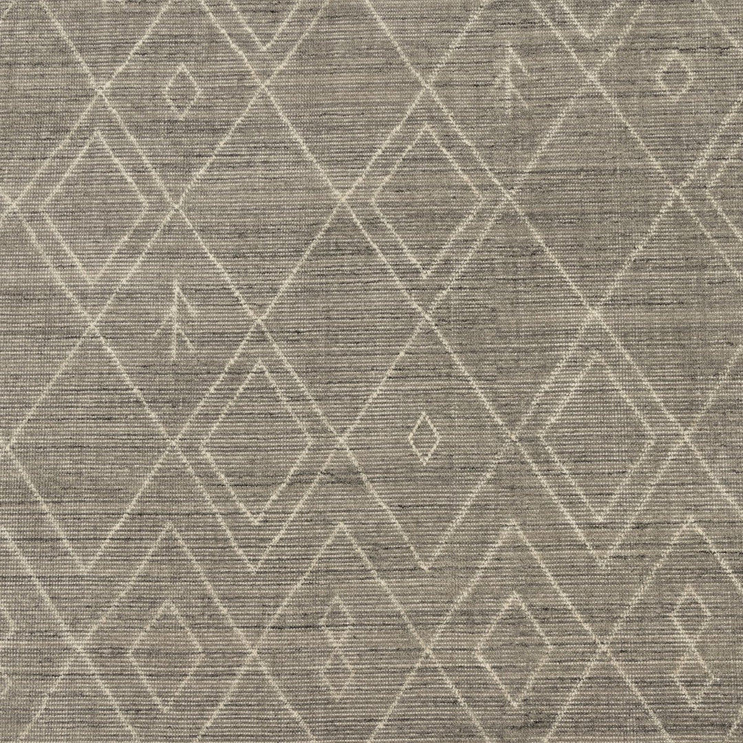 Tangier Moroccan Hand Knotted Rug - 8X10' - Grey