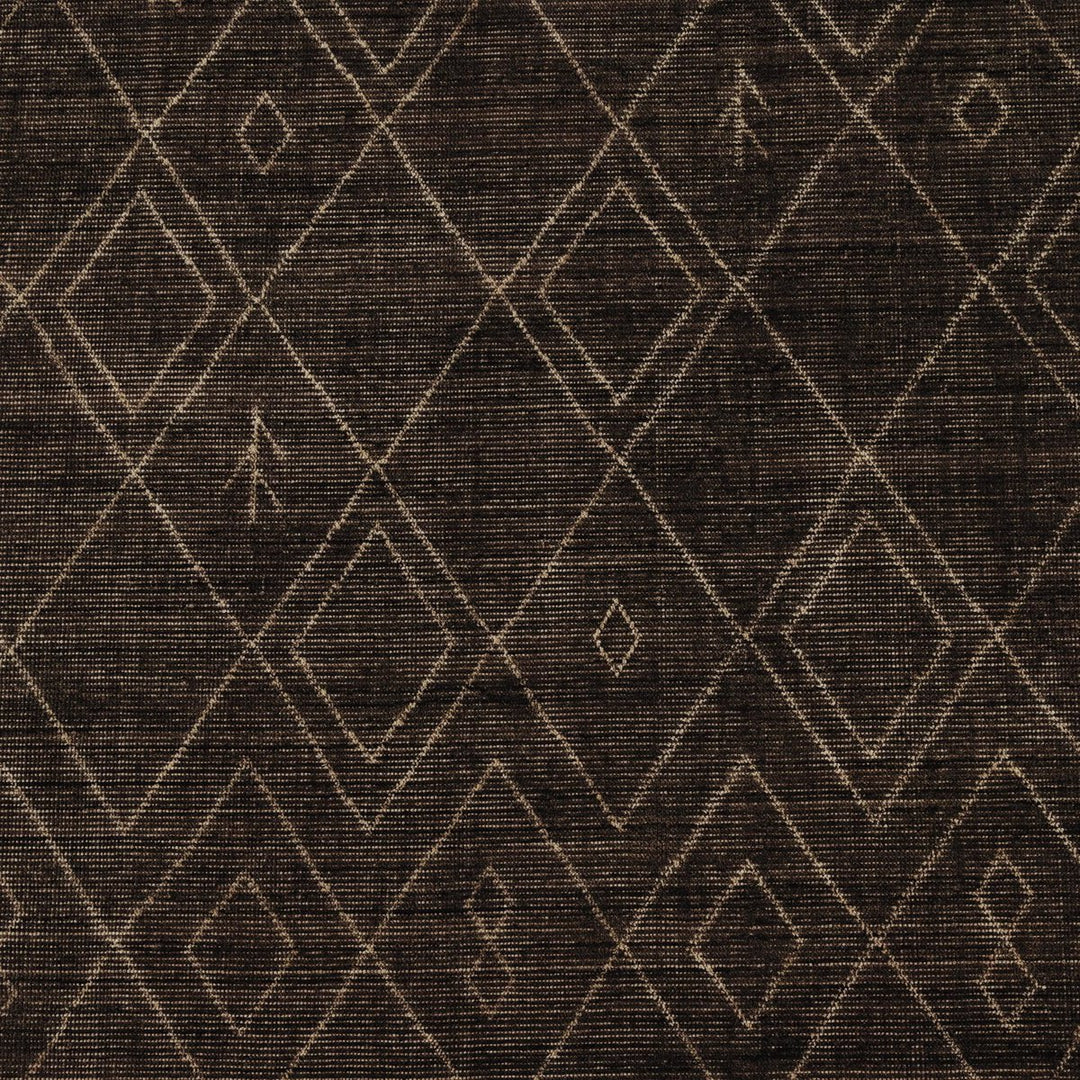 Nadir Moroccan Hand Knotted Rug - 8X10' - Espresso