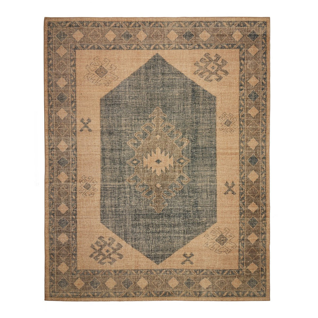 Kansa Hand Knotted Rug - 8X10' - Samsa Navy