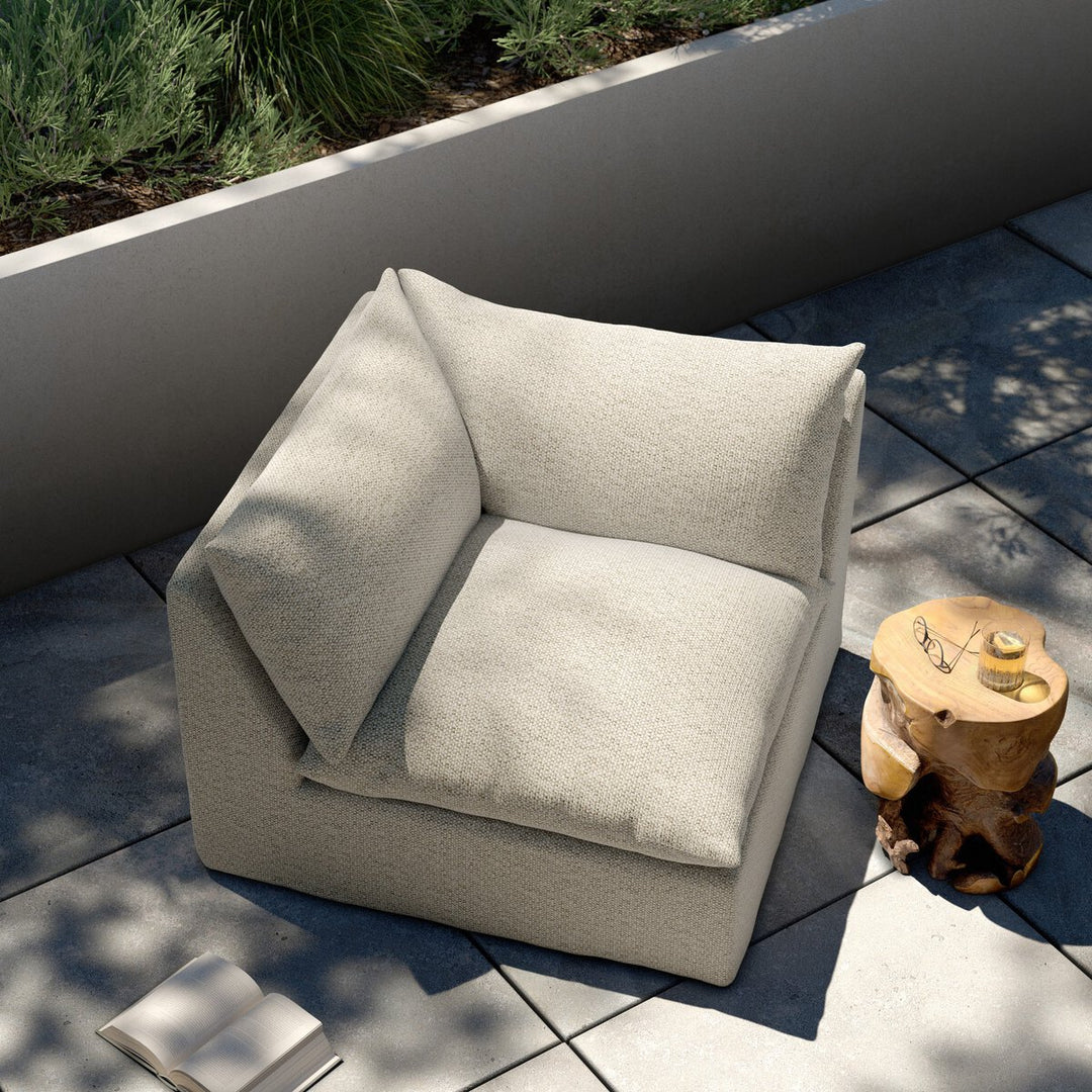 Build Your Own: Cole Outdoor Sectional - Faye Sand - Corner Piece