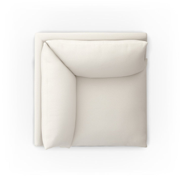 Build Your Own: Cole Outdoor Sectional - Faye Cream - Corner Piece