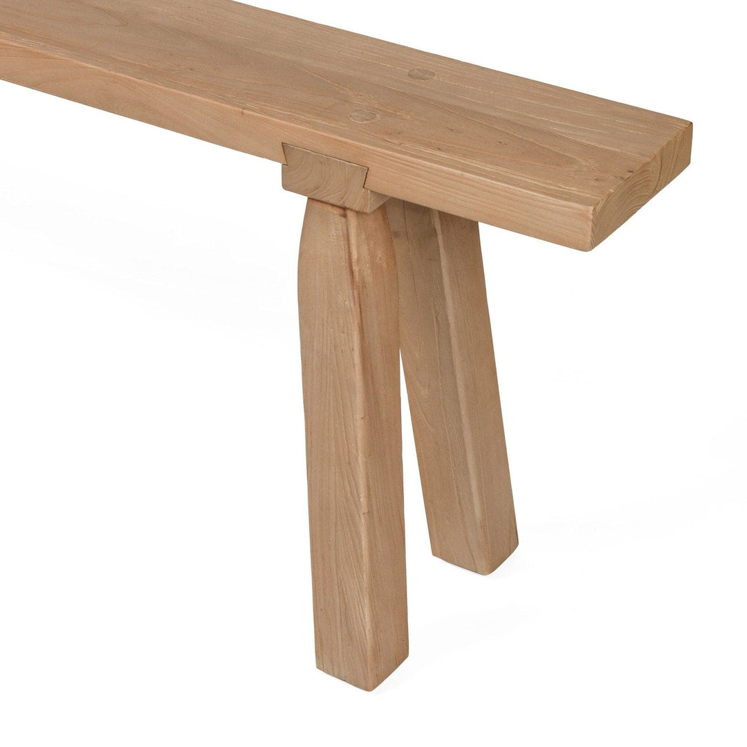 Liana Accent Bench - Natural Elm