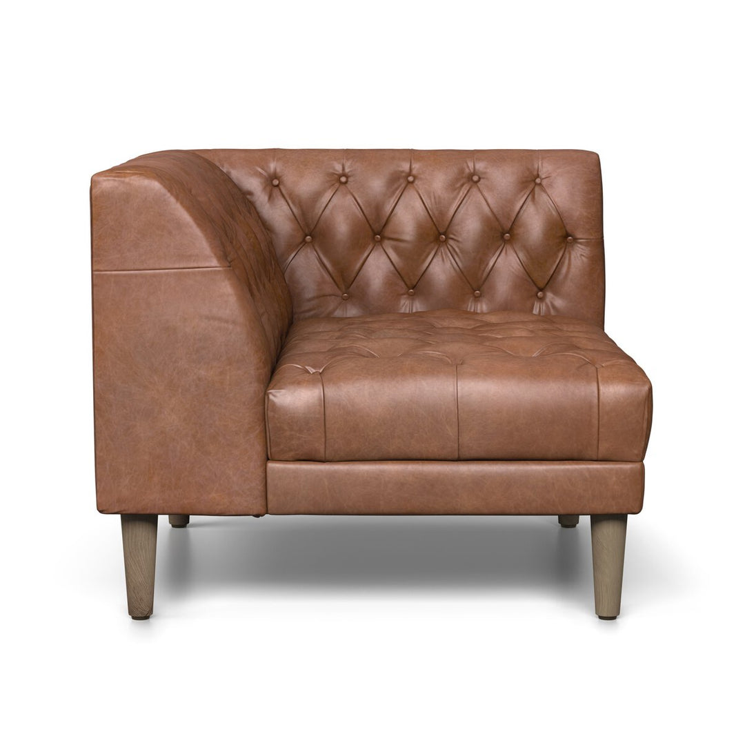 Build Your Own: Harris Sectional - Raf Piece - Natural Washed Chocolate