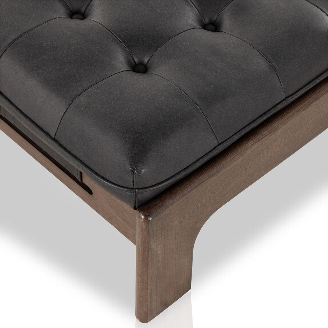 Hamilton Cocktail Ottoman - Heirloom Black