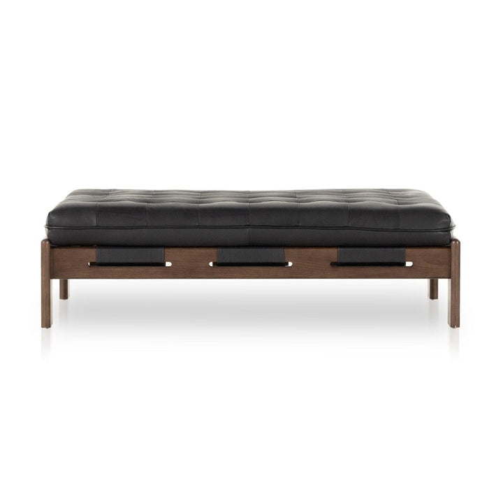 Hamilton Cocktail Ottoman - Heirloom Black