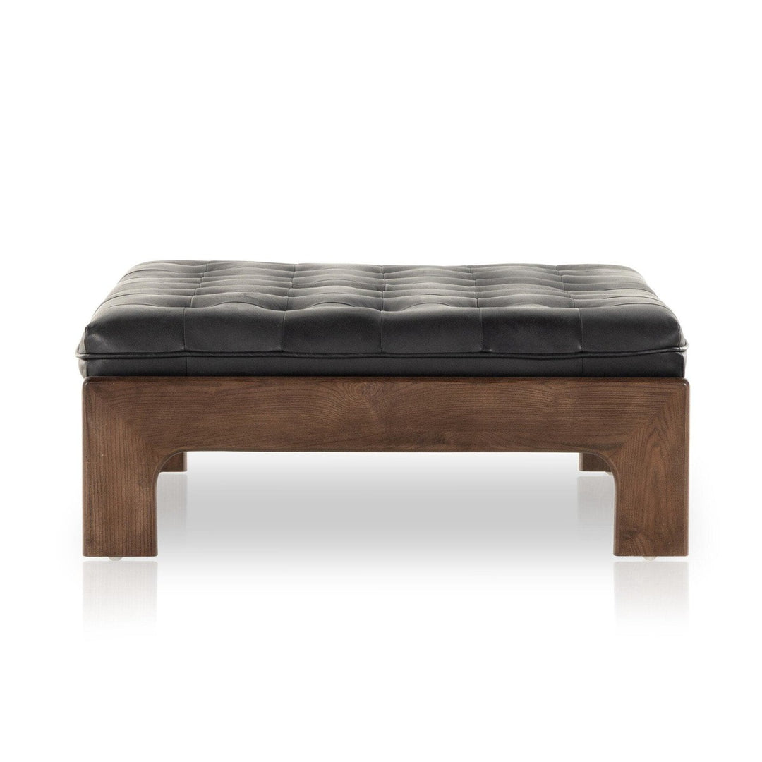 Hamilton Cocktail Ottoman - Heirloom Black