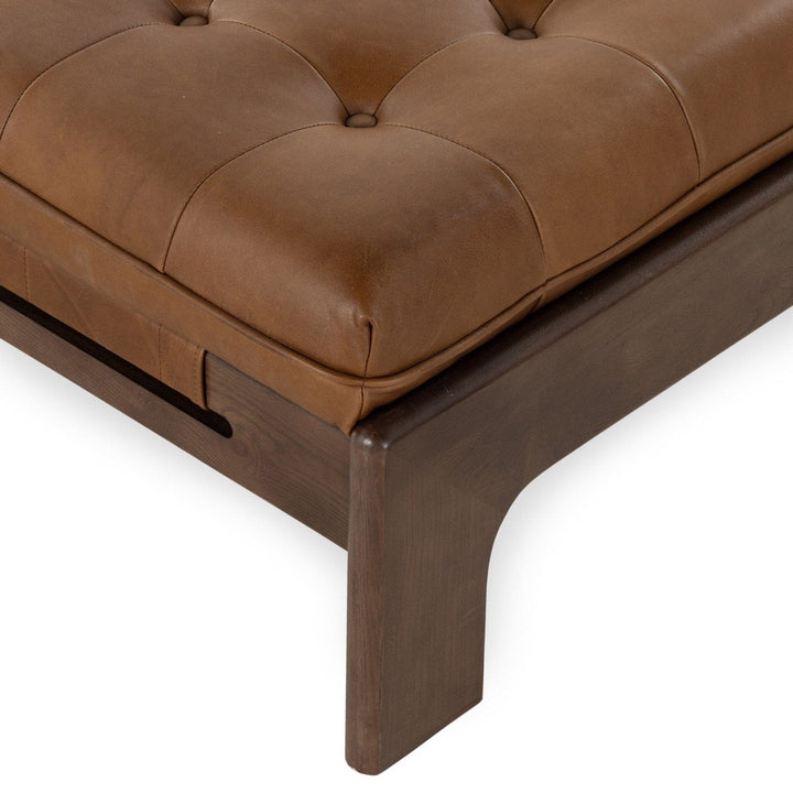 Hamilton Cocktail Ottoman - Heirloom Sienna