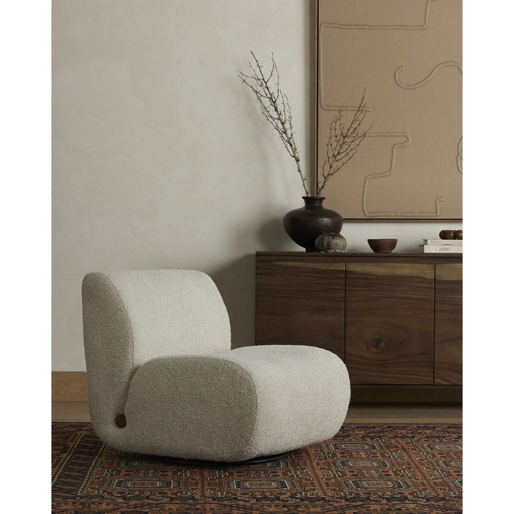 Sidney Swivel Chair - Sheldon Ivory