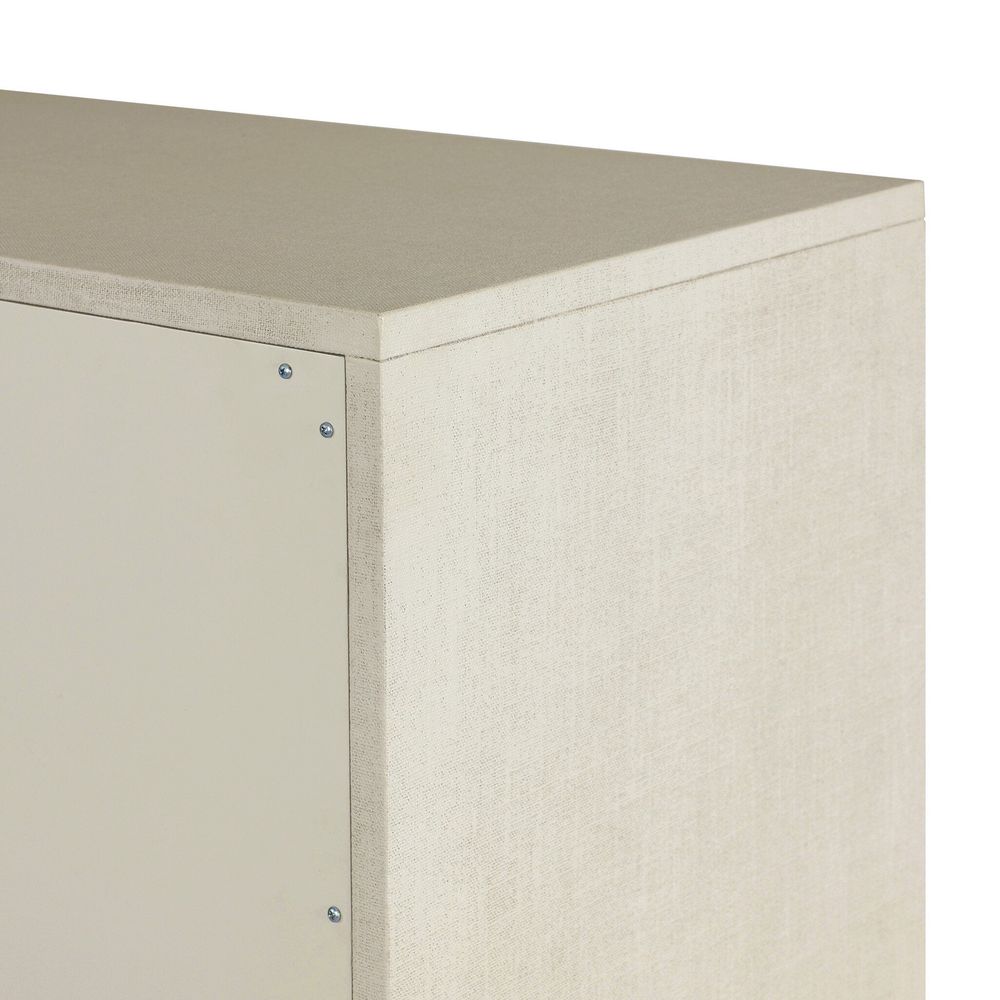 Cressida Bar Cabinet - Ivory Painted Linen