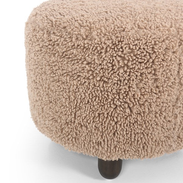 Aniston Ottoman-Four Hands-Stools & OttomansNatural-Distressed Natural-5-France and Son