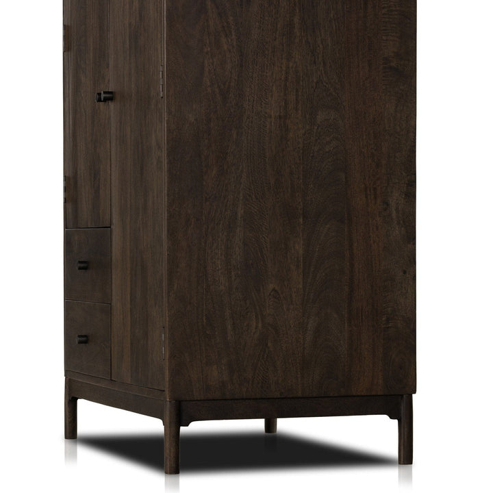 Olivia Armoire - Aged Brown