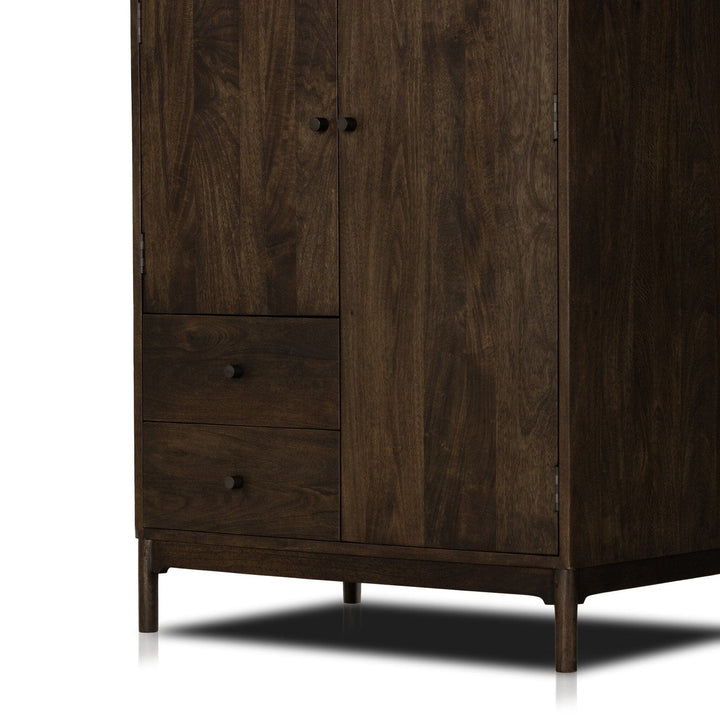 Olivia Armoire - Aged Brown