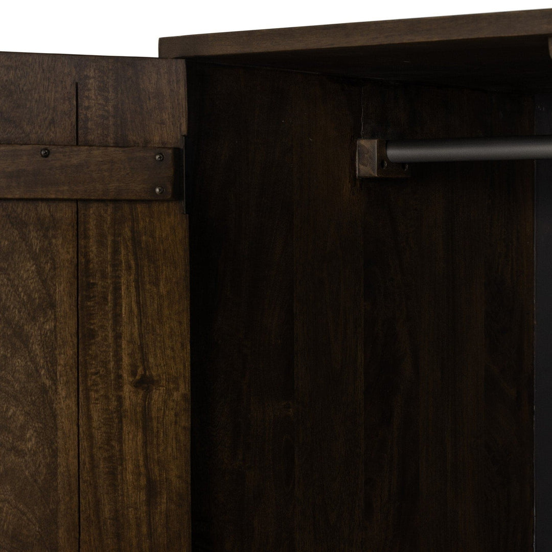 Olivia Armoire - Aged Brown