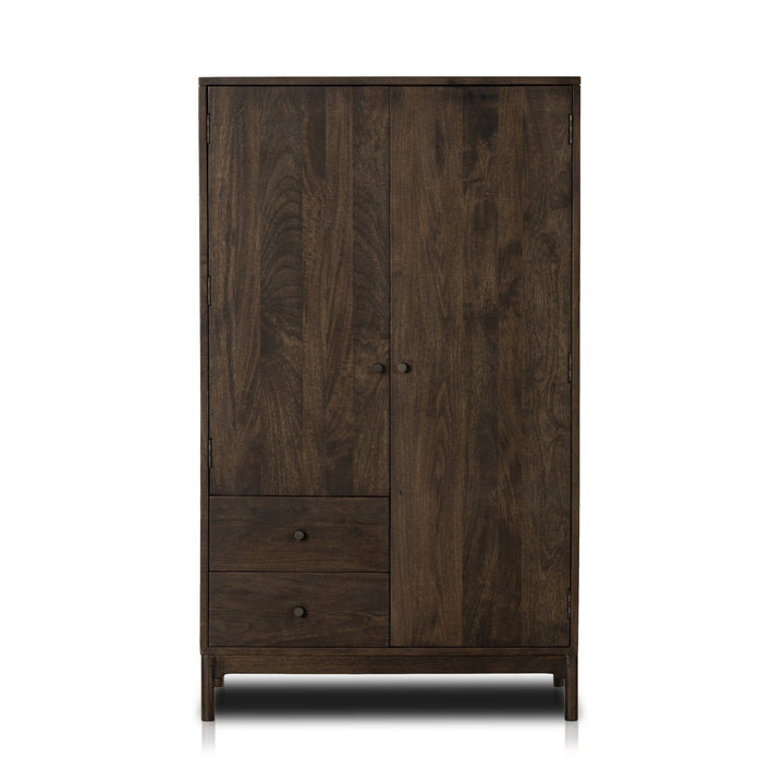 Olivia Armoire - Aged Brown