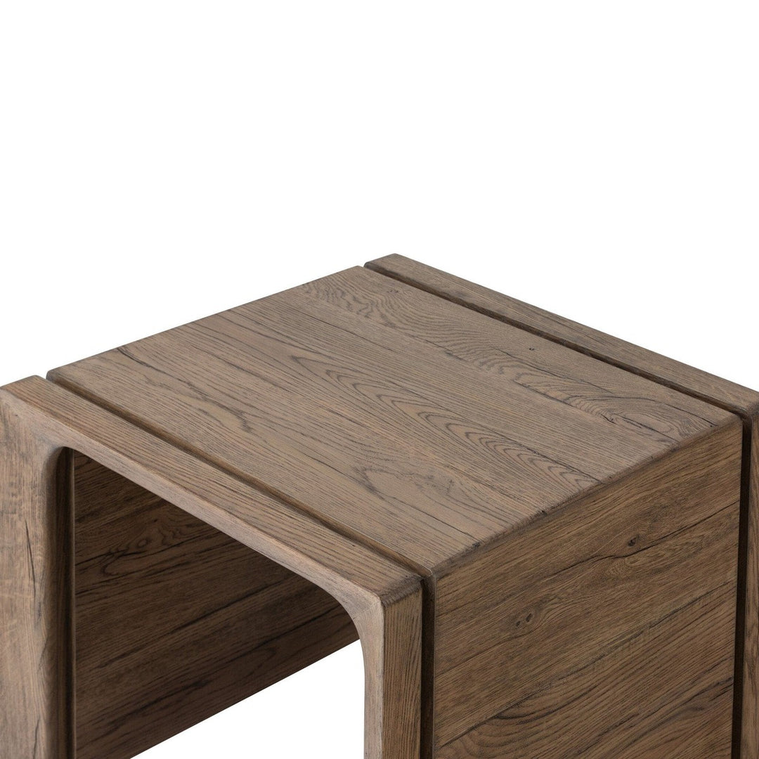 Wesley End Table - Rustic Grey