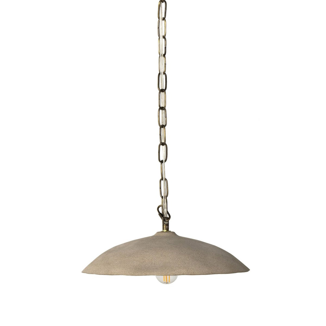 Natural Ceramic Pendant - Sand Porcelain