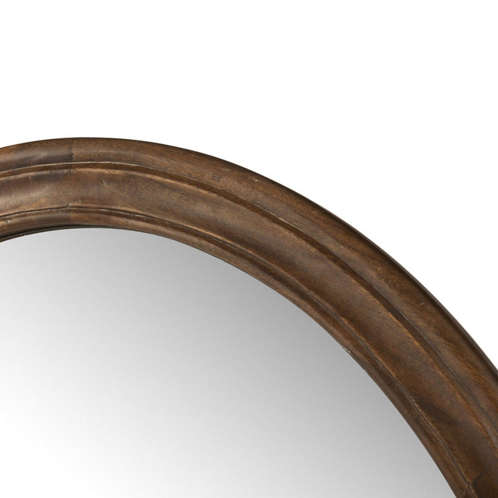 Griffin Oval Mirror - Warm Chestnut