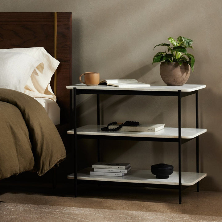 Jagger Nightstand - Iron Matte Black