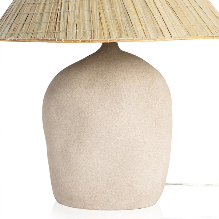 Cole Table Lamp - Sand Porcelain