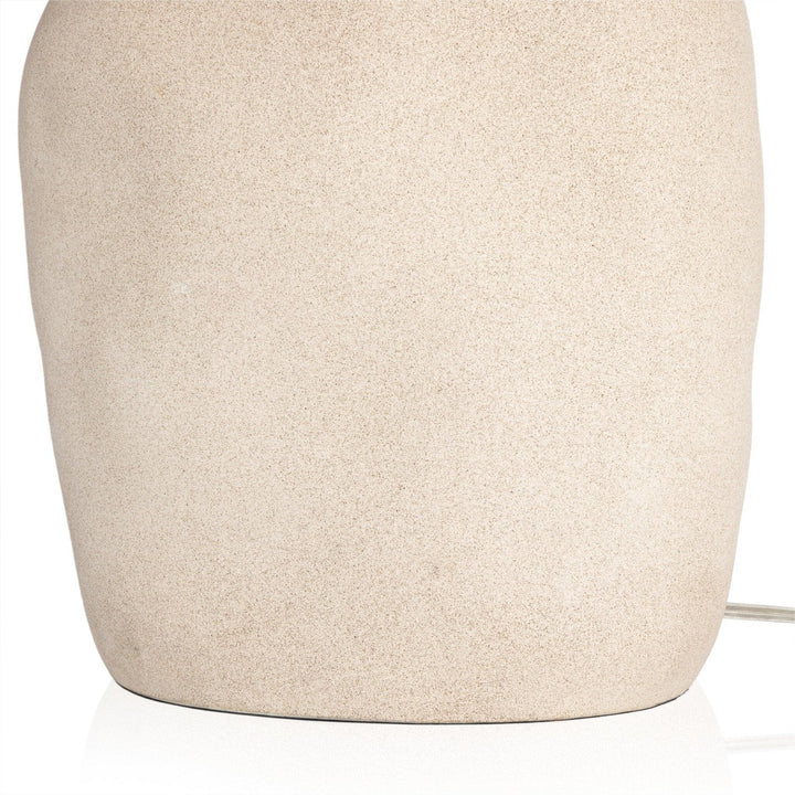 Cole Table Lamp - Sand Porcelain