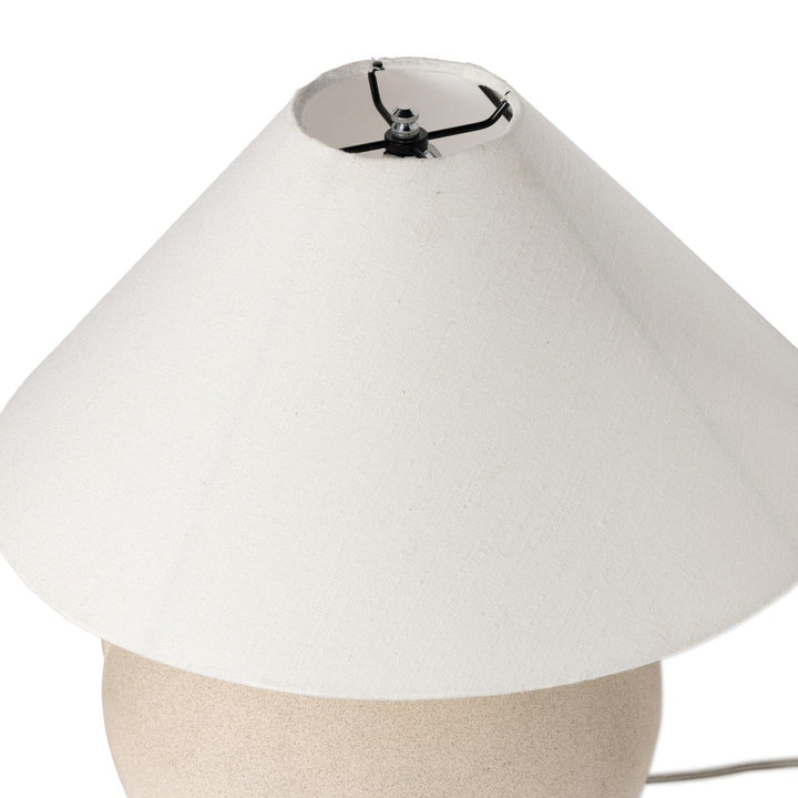 May Table Lamp - Light Sand Porcelain Ceramic