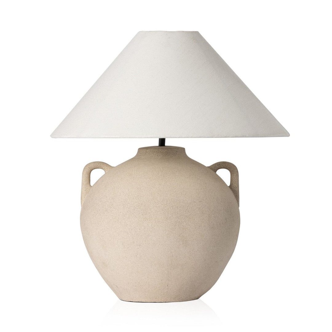 May Table Lamp - Light Sand Porcelain Ceramic