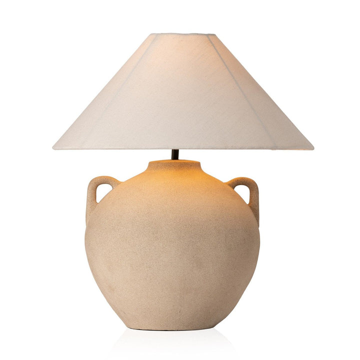 May Table Lamp - Light Sand Porcelain Ceramic