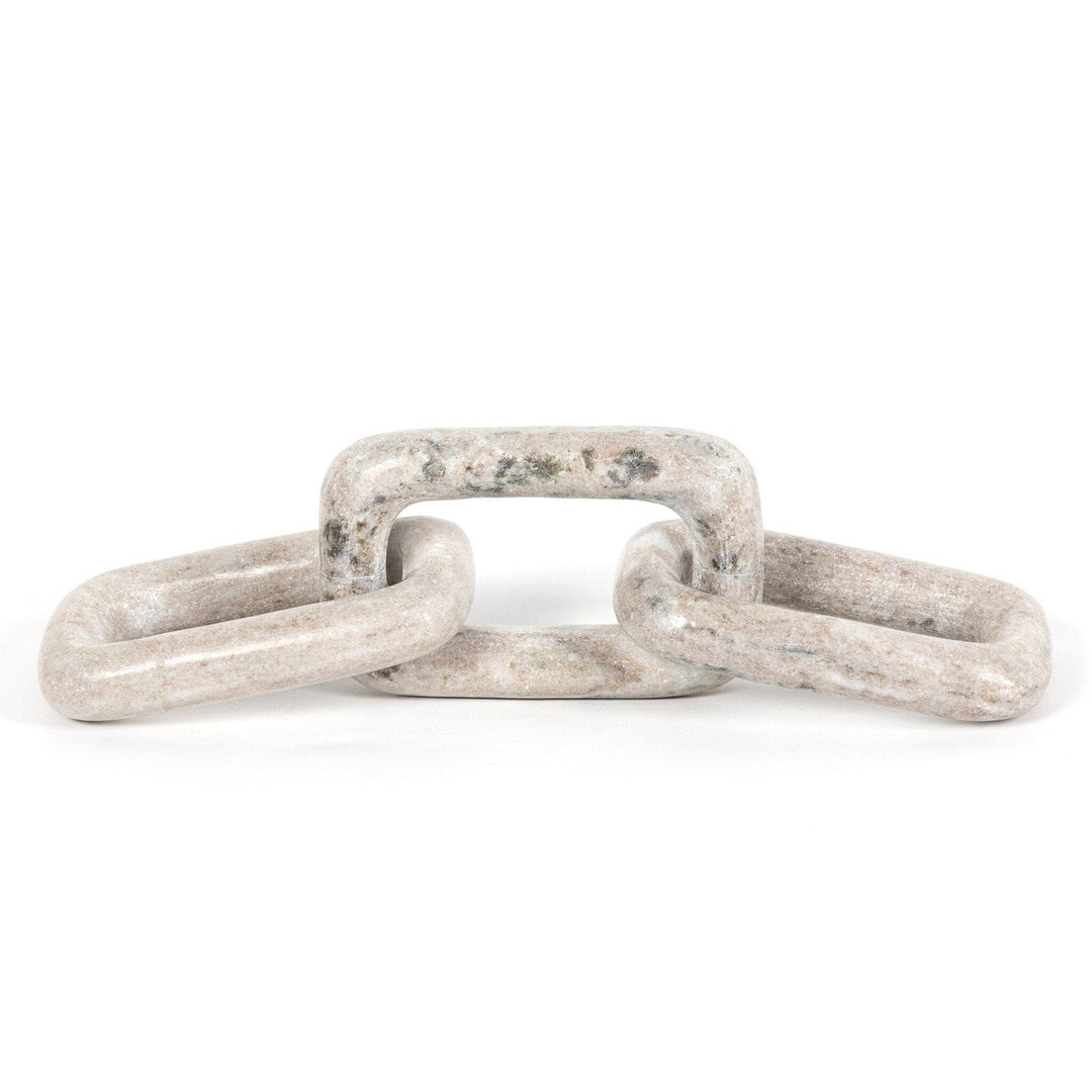 Stone Chain - Creamy Taupe Marble Solid