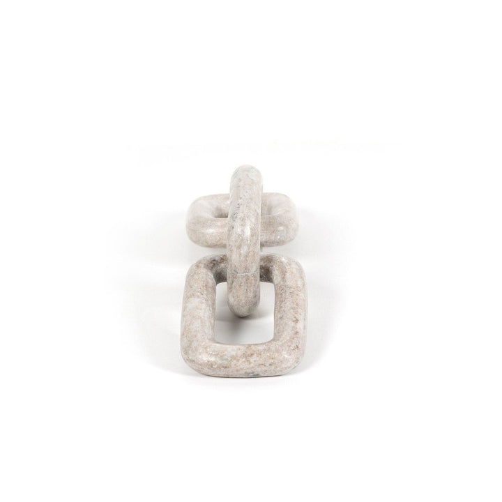 Stone Chain - Creamy Taupe Marble Solid