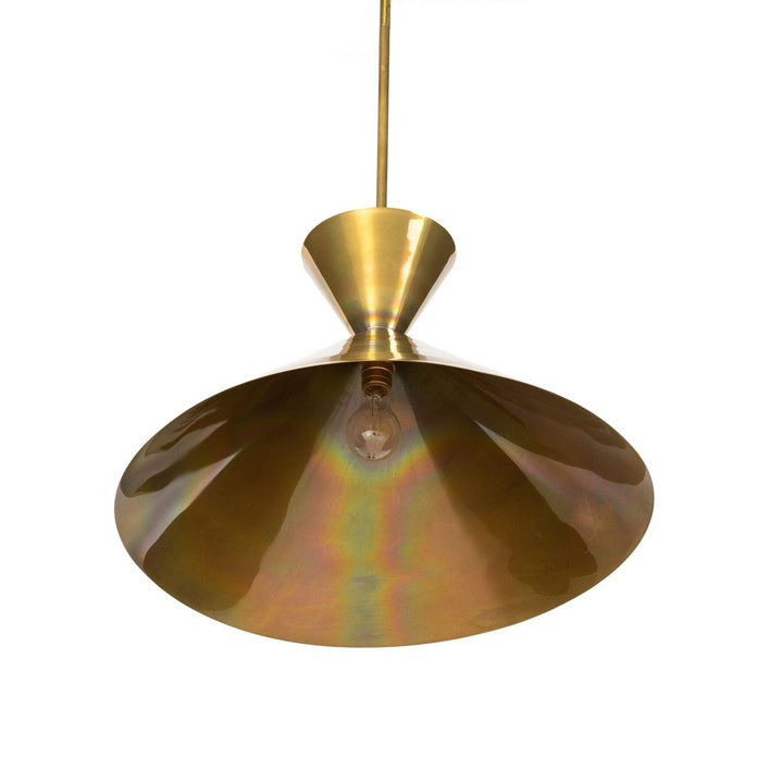 Clarence Large Pendant - Burnt Brass