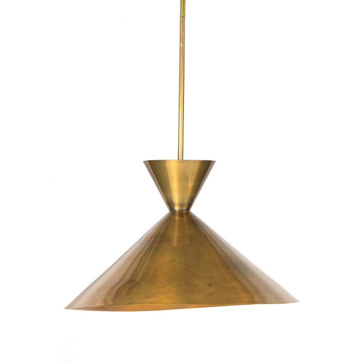 Clarence Large Pendant - Burnt Brass