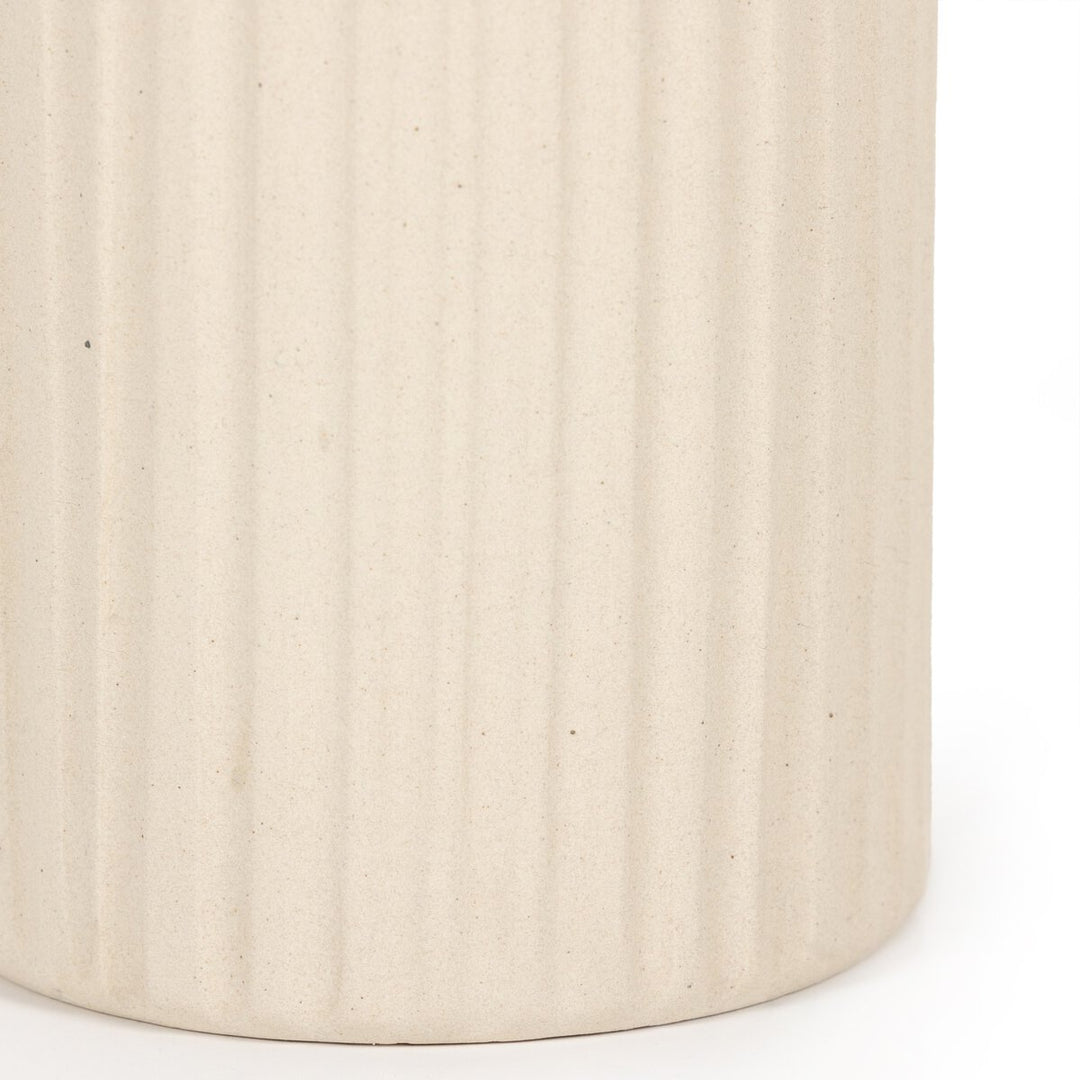 Emilio Vase - Cream Matte Ceramic