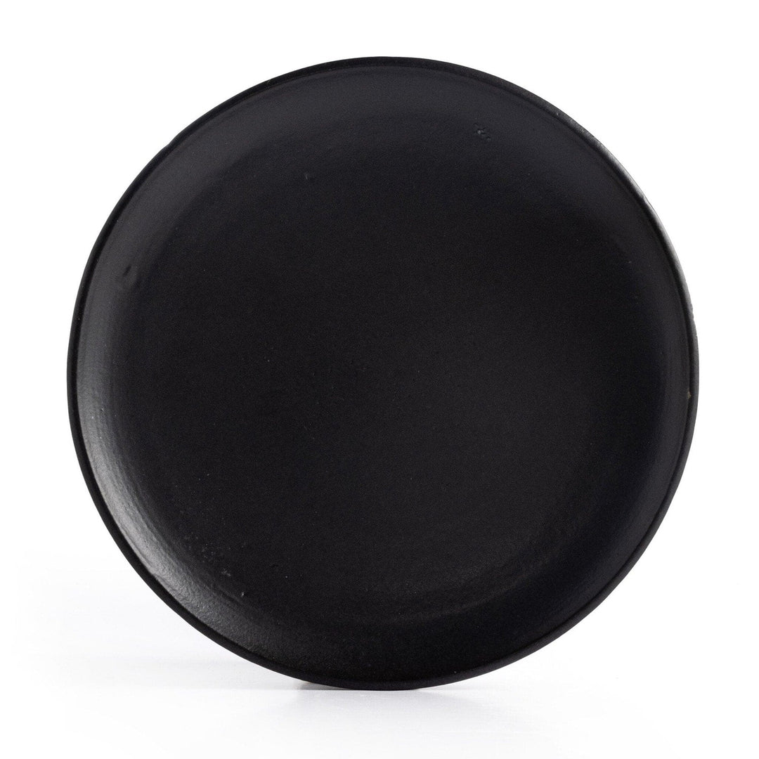 Nelo Dinner Plate, Set Of 4 - Matte Black Glaze