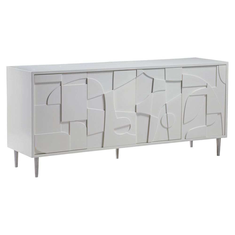 TV Stands & Media Consoles Bardo Media Console - White