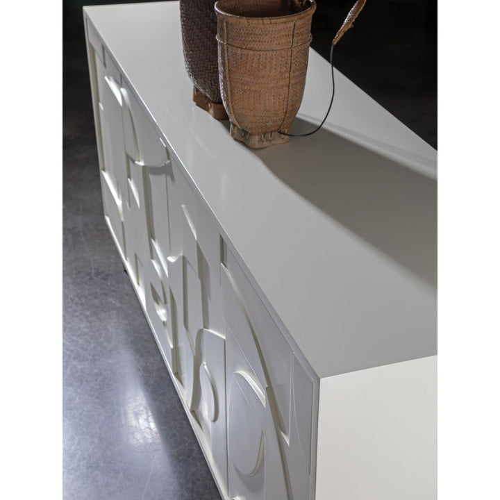 TV Stands & Media Consoles Bardo Long Media Console - White