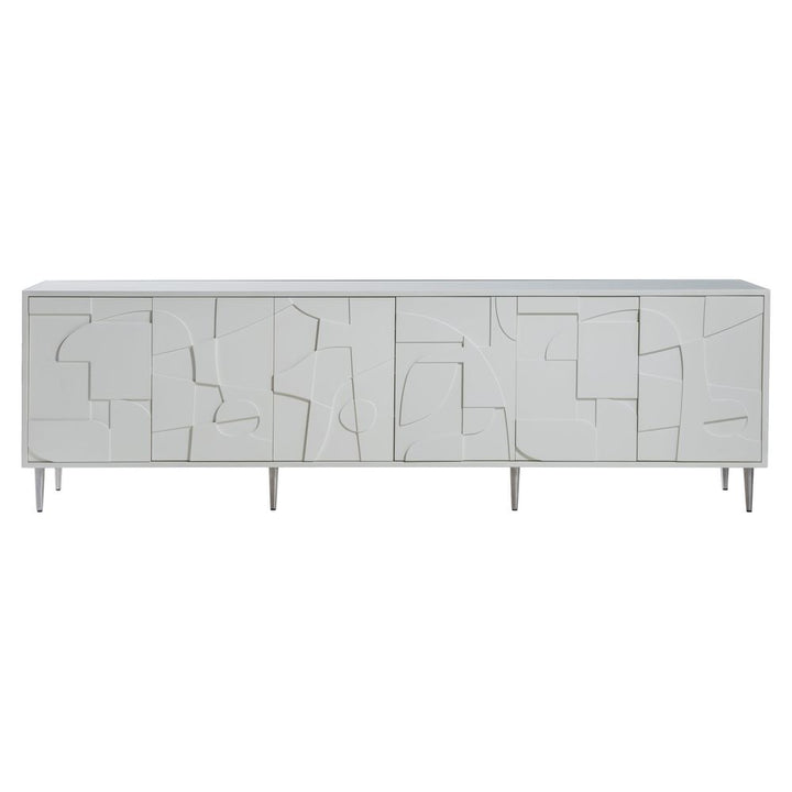 Bardo Long Media Console - White