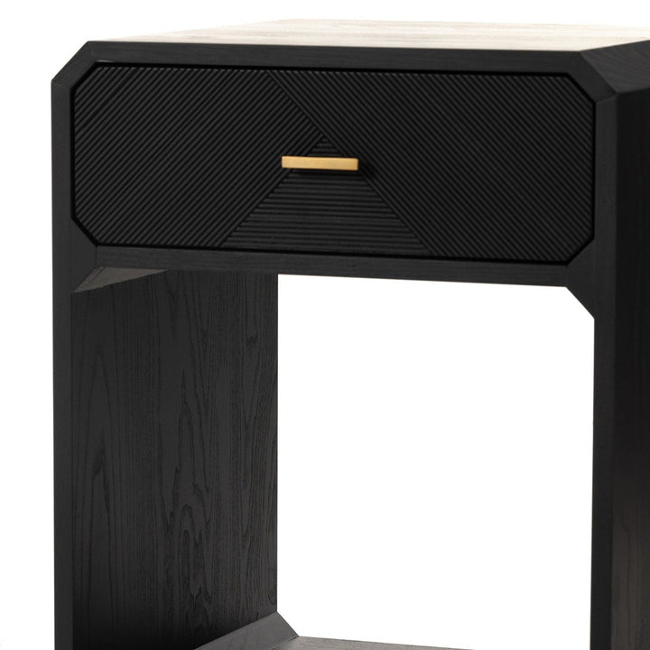 Corinth Nightstand - Black Ash