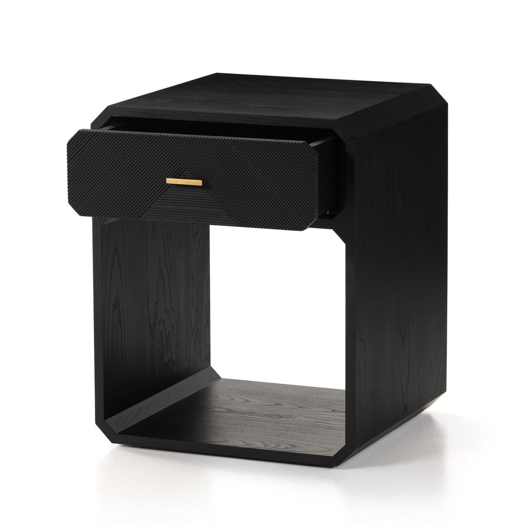 Corinth Nightstand - Black Ash